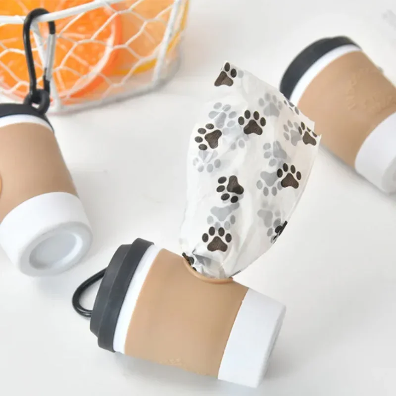 Coffee-Cup Poop Bag Dispenser