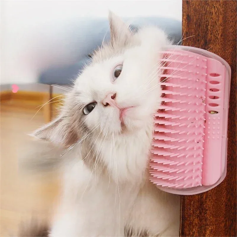 Corner Self-Groomer for Cats